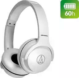 Audio-Technica ATH-S220BTWH Nauszne Bluetooth 5.0 Biały Słuchawki bezprzewodowe