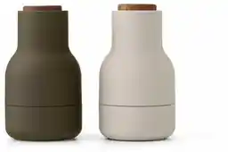 Audo Copenhagen Audo BOTTLE Młynek do Soli i Pieprzu 12 cm / Zestaw Khaki