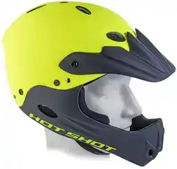 Author Kask HOT SHOT X9 54-56cm żółty fluo-czarny mat 2021