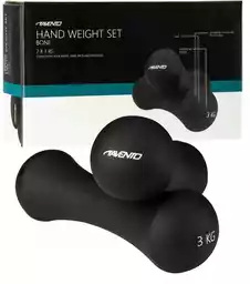 Avento Hantelki ciężarki do ćwiczeń fitness 2x3kg