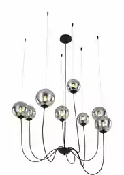 Azzardo Lampa designerska wisząca CONFLUX 8 chrom AZ2639