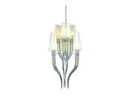 Azzardo Lampa designerska wisząca DIABLO 6 BIG biała AZ1389