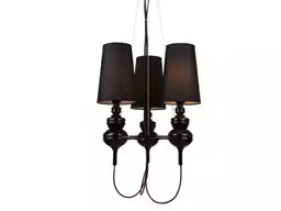 Azzardo Lampa wisząca BAROCO 3 czarna AZ2163