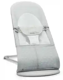 Babybjorn - leżaczek BALANCE SOFT MESH - Szary/Biały