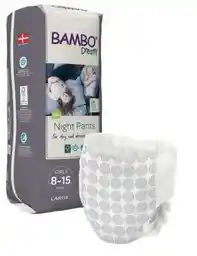 BAMBO Dreamy Night Pants GIRLS 8-15lat L 35-50kg pieluszki 10szt