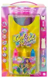 Barbie Color Reveal Neon Tie-Dye Zestaw do farbowania ubranek HCD29