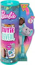 Barbie Cutie Reveal Słonik Lalka Dżungla HKP98