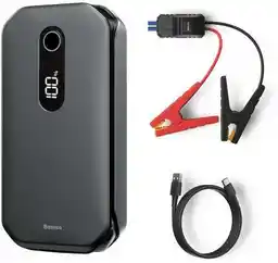 Baseus CRJS03-01 Car Jump Starter 12000mAh Czarny Powerbank