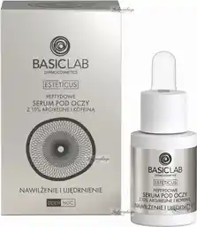 BasicLab Esteticus peptydowe serum pod oczy z 10proc. argireline i kofeiną 15ml