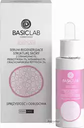 BasicLab Sprężystość i Odbudowa Serum regenerujące strukturę skóry z ceramidami 1% 30ml