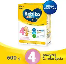 Bebiko Junior 4 NUTRIflor Expert Odżywcza formuła na bazie mleka dla dzieci powyżej 2. roku życia 600g