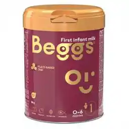 Beggs 1 Mleko początkowe od urodzenia 800g