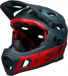 Bell Kask full face Super Dh Mips Spherical matte blue crimson