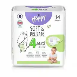 Bella Baby Happy Soft Delicate Maxi 4 pieluchy 8-14kg 14szt