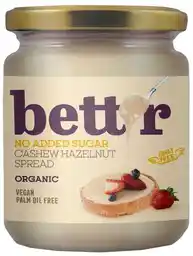 Bett r Krem orzechy nerkowca & laskowe bez dodatku cukru BIO 250g Smart Organic