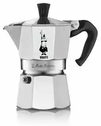 Bialetti Kawiarka Moka Express 6 TZ Srebrno-czarny 300 ml