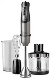 BLACK & DECKER Blender ręczny BXHBA1200E Czarno-srebrny 1200 W