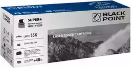 Black Point LBPPH55X (zamiennik CE255X nr 55X) Czarny Toner