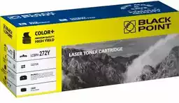 Black Point LCBPH272Y (zamiennik CE272A nr 650A) Żółty Toner