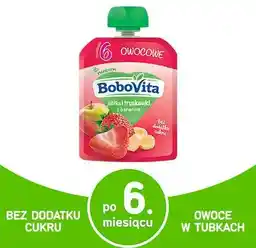 BoboVita Mus jabłko truskawka banan 80g