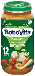 BoboVita Obiadek kluseczki z warzywami i indykiem 250g