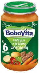 BoboVita Obiadek Warzywa z delikatną wołowiną 190g