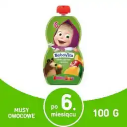 BOBOVITA Peppa Pig Mus Morela jabłko gruszka 100g