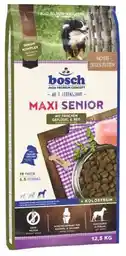 Bosch Maxi Senior Drób & Ryż 12,5 kg - sucha karma dla psów starszych, ras dużych, 12,5 kg