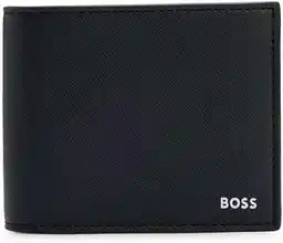 Boss portfel skórzany męski czarny 50485623