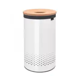 Brabantia Kosz na bieliznę 60L White pokrywa z korka 104404