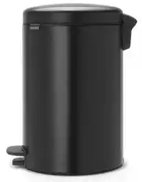 Brabantia Kosz na śmieci z pedałem 478260 NewIcon wyjmowany wkład, izoluje zapachy 20L Czarny