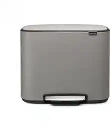 Brabantia Kosz pedałowy BO 11 i 23L Mineral Concrete Grey 121562