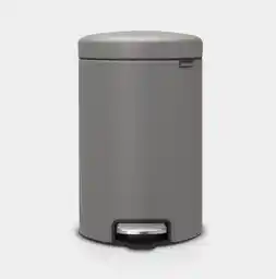 Brabantia Kosz pedałowy NEWICON 12L Mineral Concrete Grey 119149