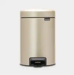 Brabantia Kosz Pedałowy NEWICON 3L Metallic Gold 304408