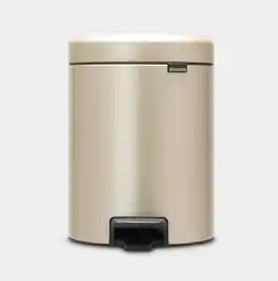 Brabantia Kosz Pedałowy NEWICON 5L Metallic Gold 304422