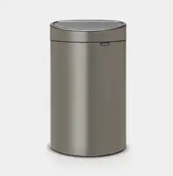 Brabantia Kosz Touch Bin do segregacji, 10 i 23L Platynowy 117909