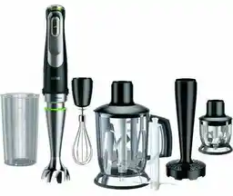 Braun Blender kielichowy 6in1 Mq 9147X 1200 W srebrny/szary