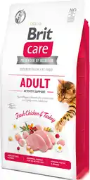 Brit Care Cat Grain-Free Adult Activity Support Indyk i Kurczak 2kg karma sucha