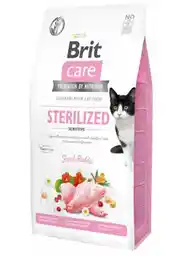 Brit CARE Cat Grain-Free Sterilised Sensitive - sucha karma z królikiem dla kotów wysterylizowanych - 7 kg