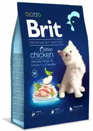 Brit Premium by Nature Cat Kitten kurczak - 8 kg karma sucha