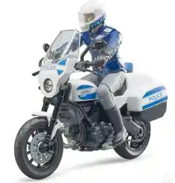 Bruder Motocykl policyjny Scrambler z figurką policjanta 62731