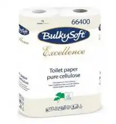 BulkySoft Papier toaletowy Excellence czterowarstwowy biały, celuloza, 20m, 6 rolek