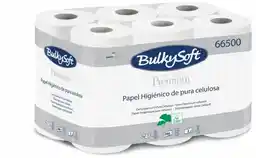 BulkySoft Papier toaletowy Premium dwuwartwowy, celuloza, 24m, 12 rolek