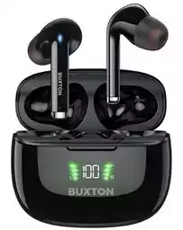 Buxton BTW 8800 ANC Dokanałowe Bluetooth 5.2 Czarny Słuchawki bezprzewodowe