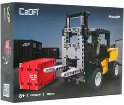 CADA Klocki Forklift Wózek widłowy z kontenerem C65002W