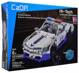 CADA Klocki Hi-Tech Samochód Policyjny Zdalnie sterowany C51006W