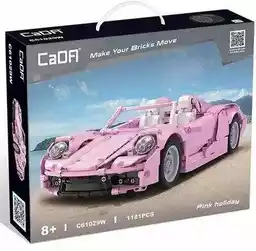 CADA Klocki Make Your Bricks Move Kabriolet Pink Holiday C61029W