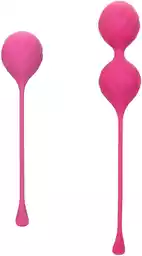 CalExotics Kegel Training 2 Pcs Pink - Zestaw kulek gejszy