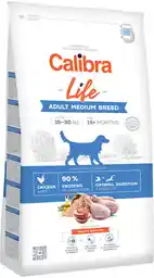 Calibra Dog Life Adult Kurczak dla psów średnich ras - 12 kg