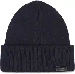 Calvin Klein Czapka Leather Patch Docker Beanie K50K510978 Granatowy